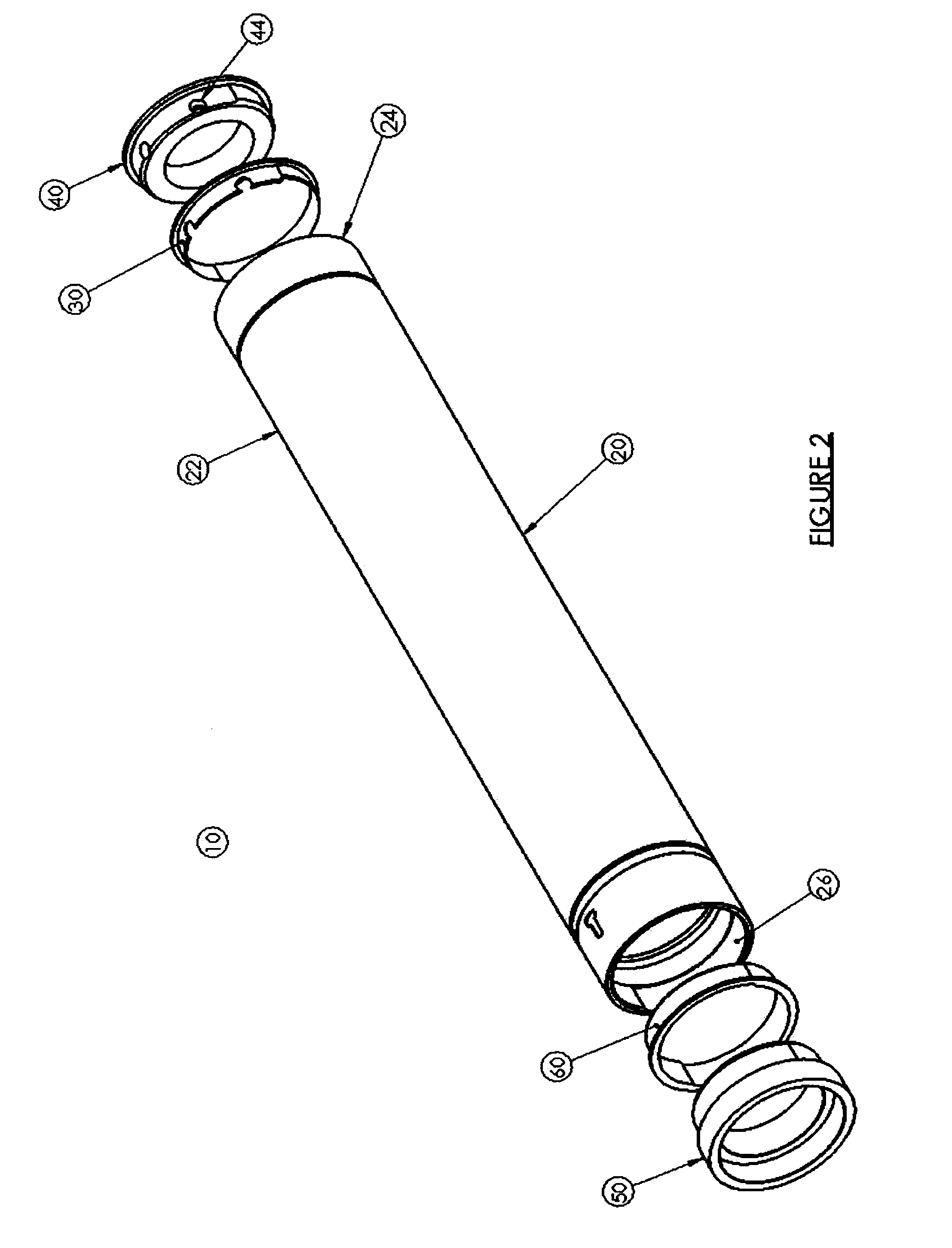 Fusing core and drive collar assembly