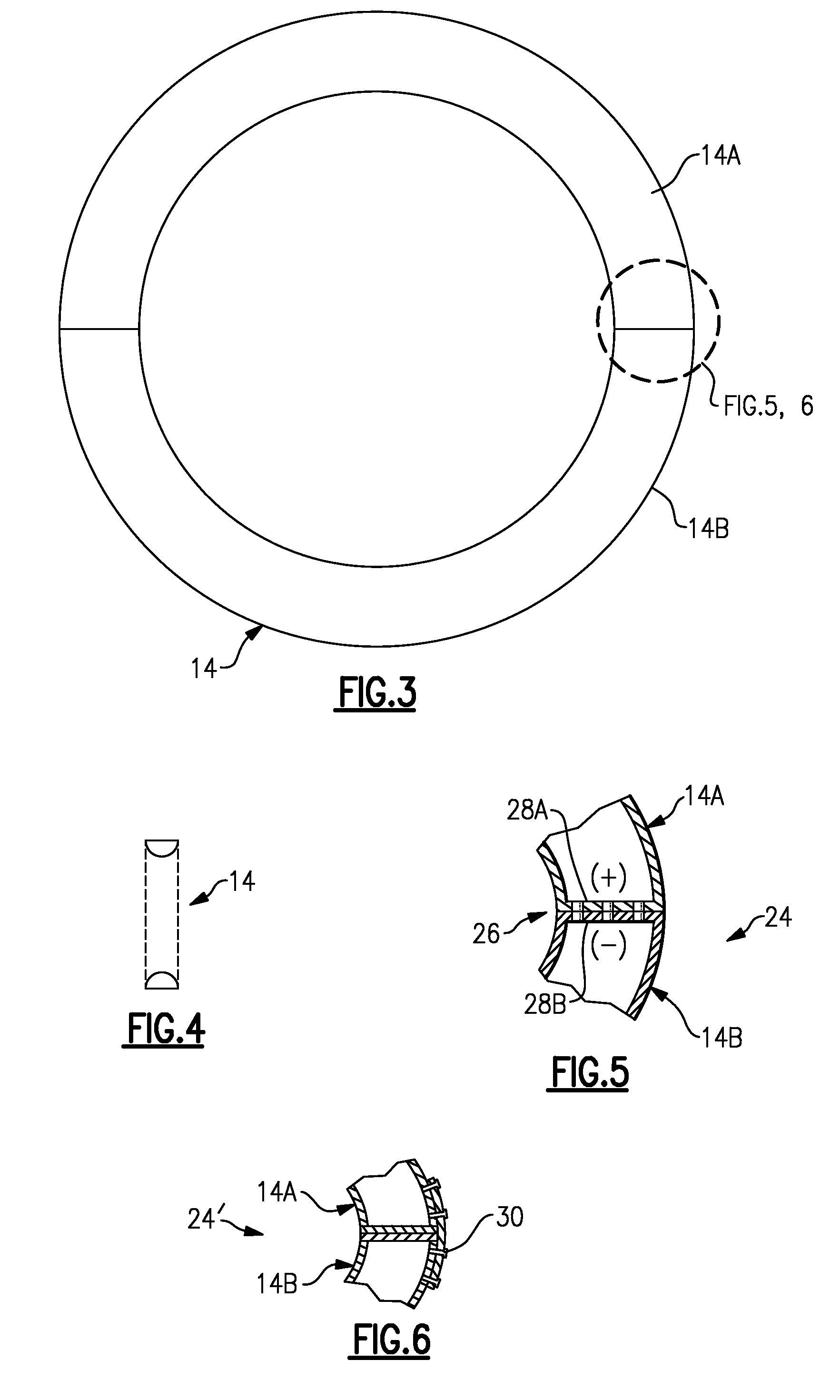 Damper root ring