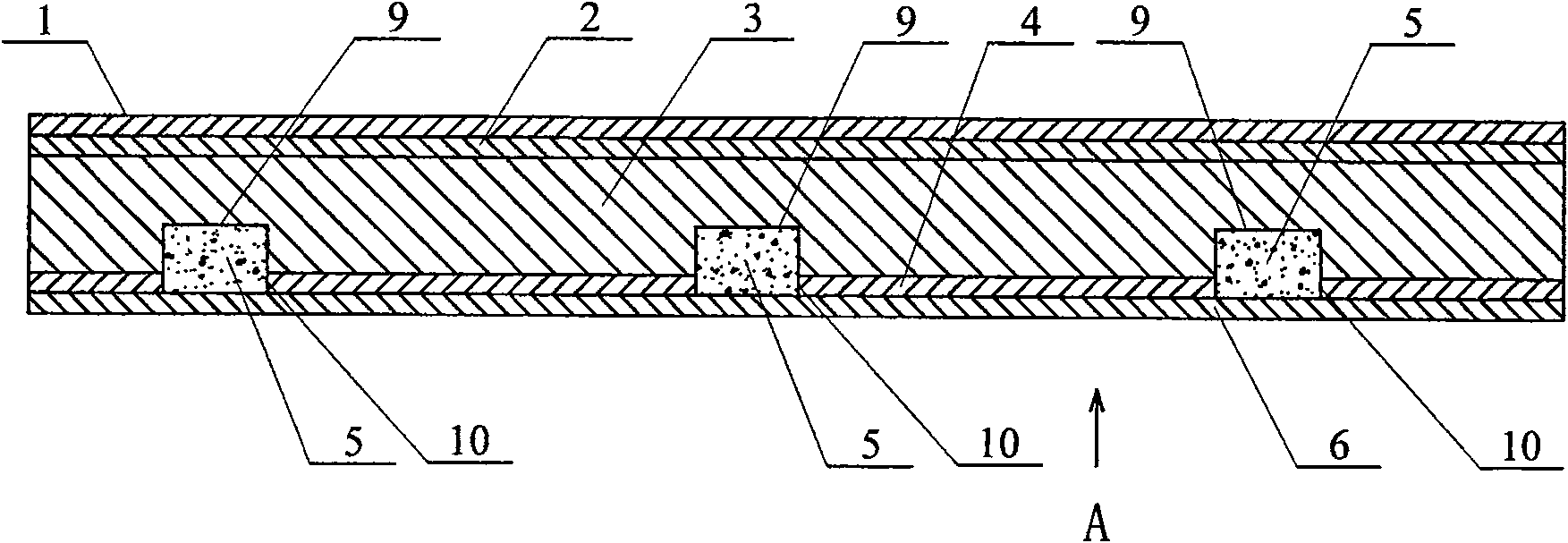 Floor block with active carbon