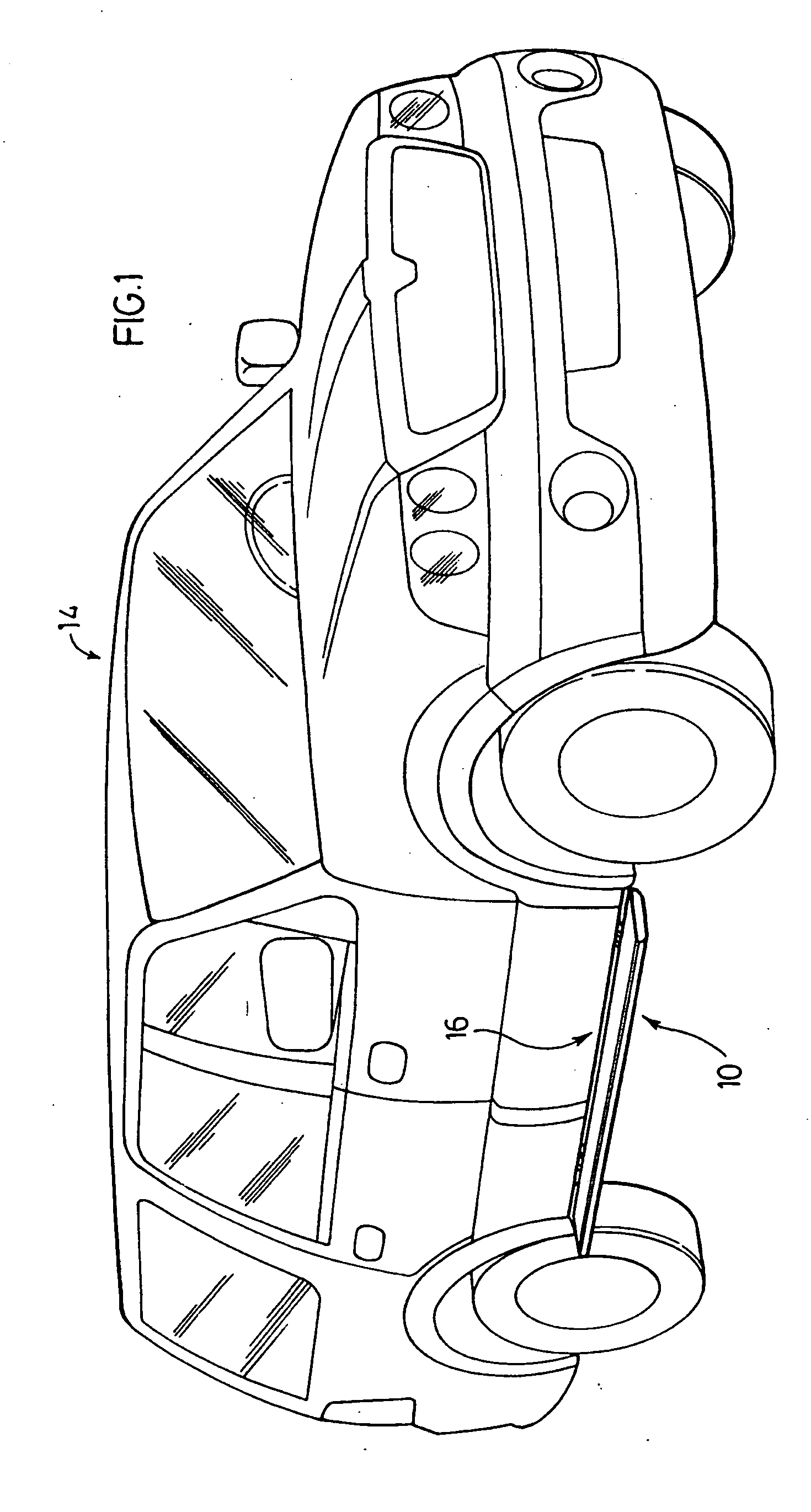 Powered running board with linear drive