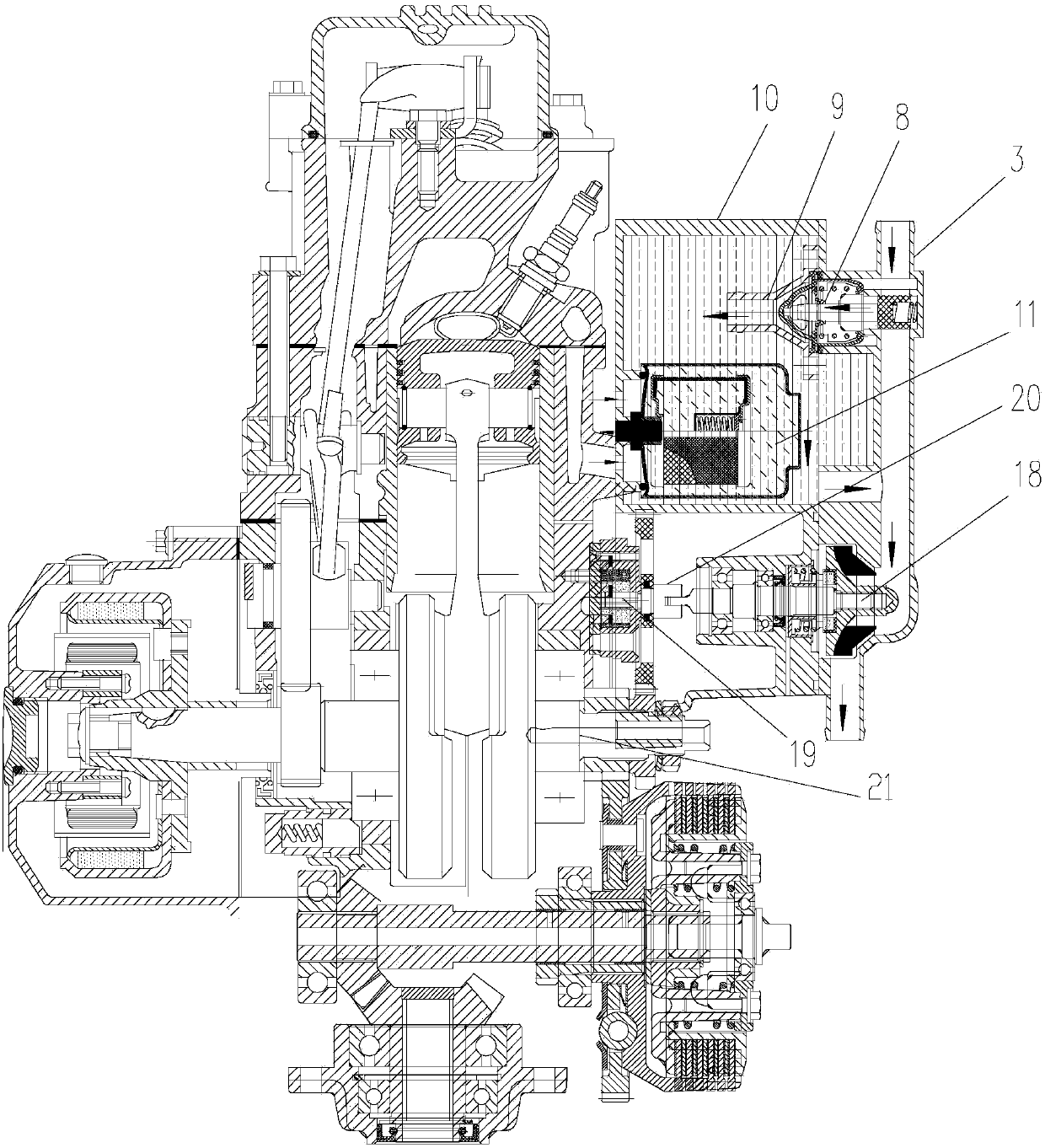 Engines with Oil Filter Coolers