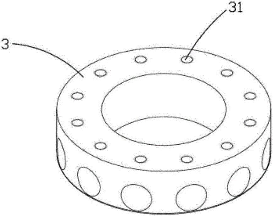 One-time stamping forming mold for ball pocket of holder