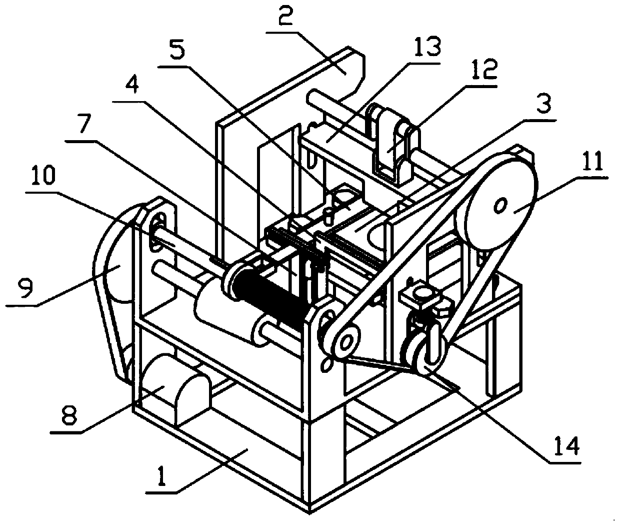 Working method of intelligent stamping device