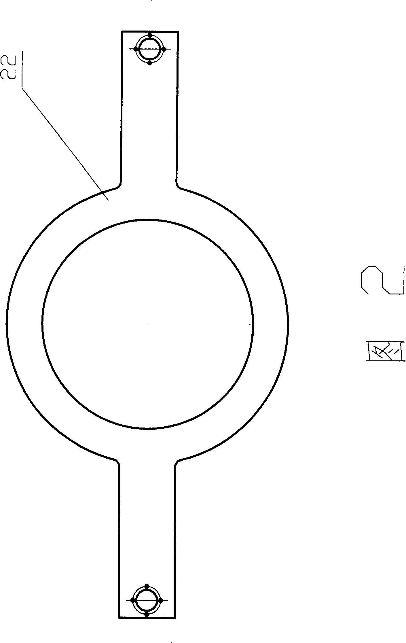 Test platform for movable spherical robot