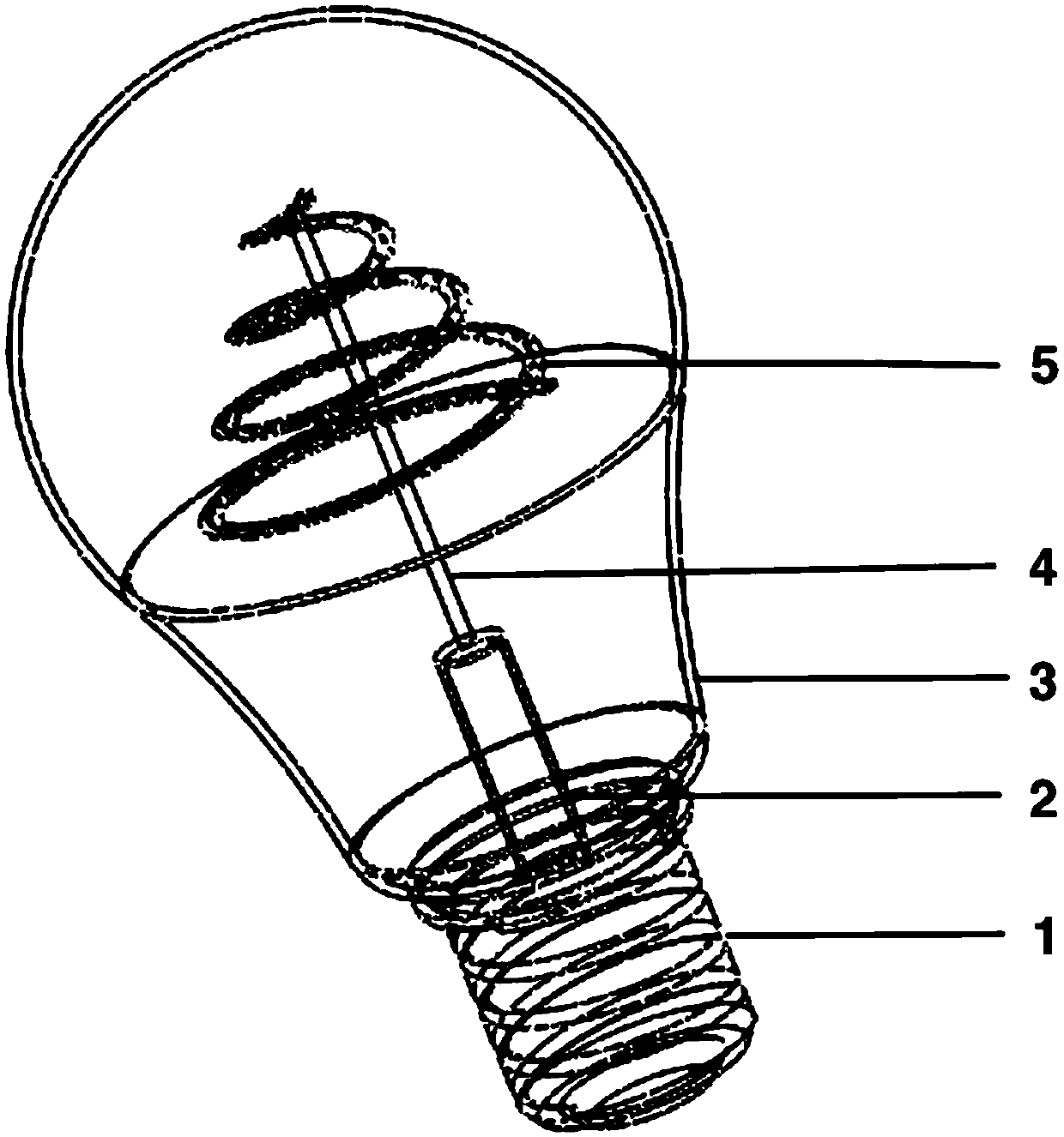 Domestic plant bulb lamp