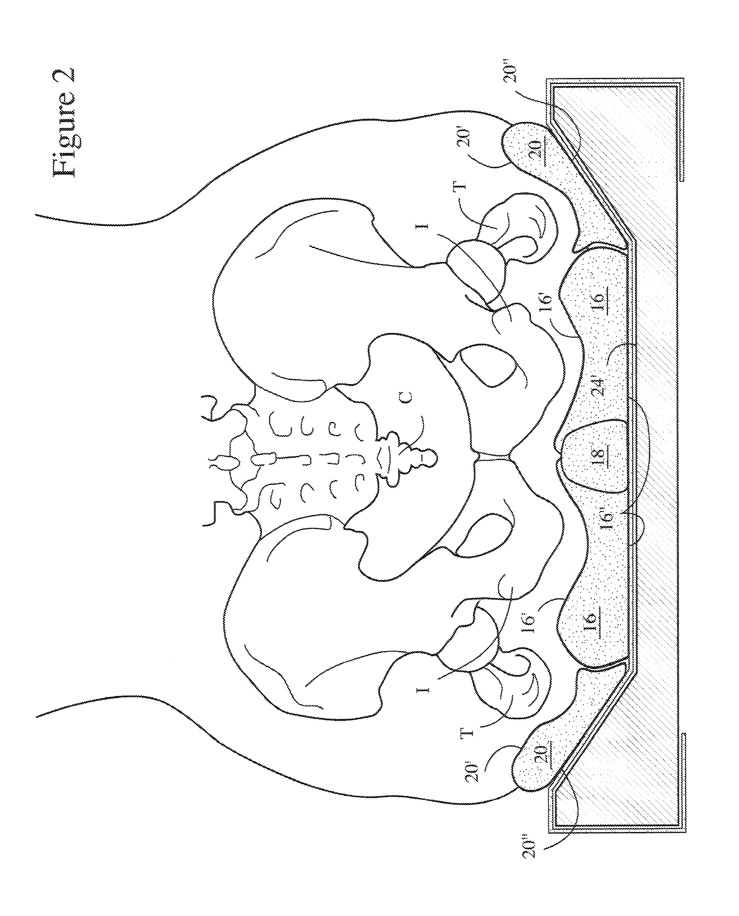 Wheelchair cushion with adjustable/multi-stiffness fluid