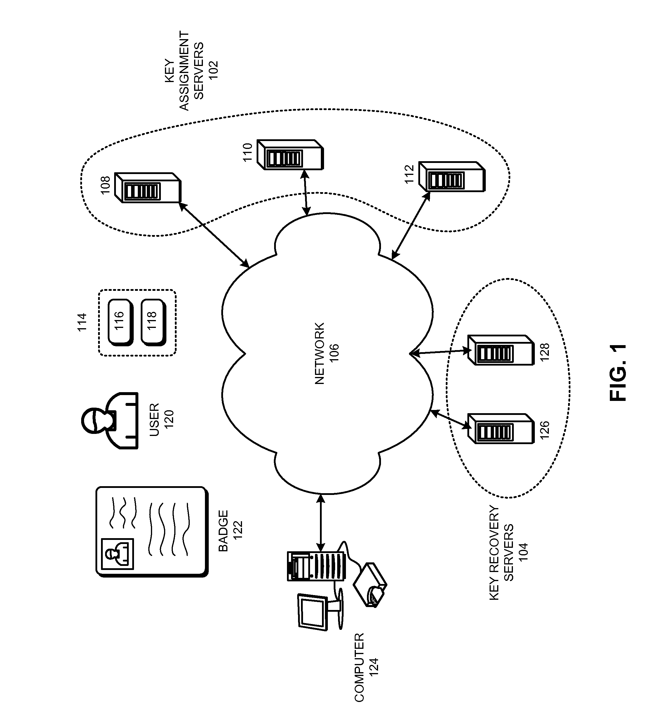 Nearly-stateless key escrow service