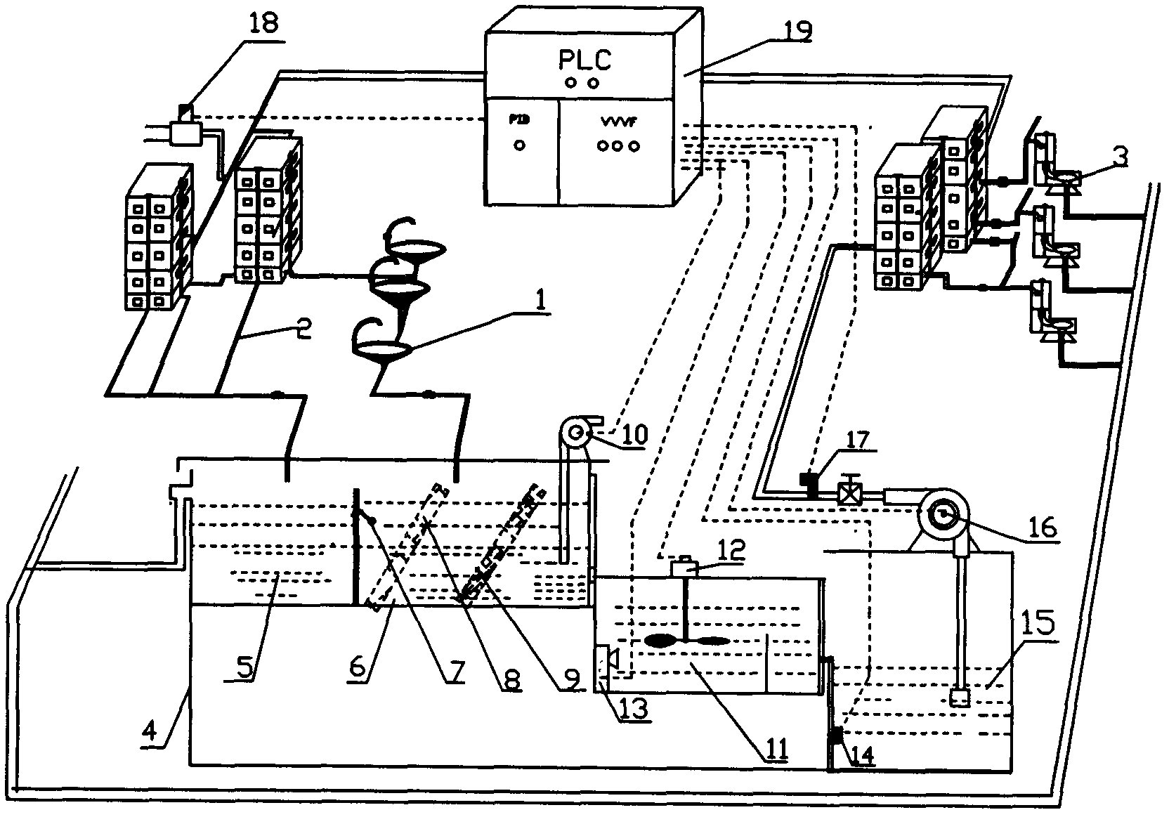 Device for flushing toilet by constant-pressure reuse water supplied through processing washing water and rainwater