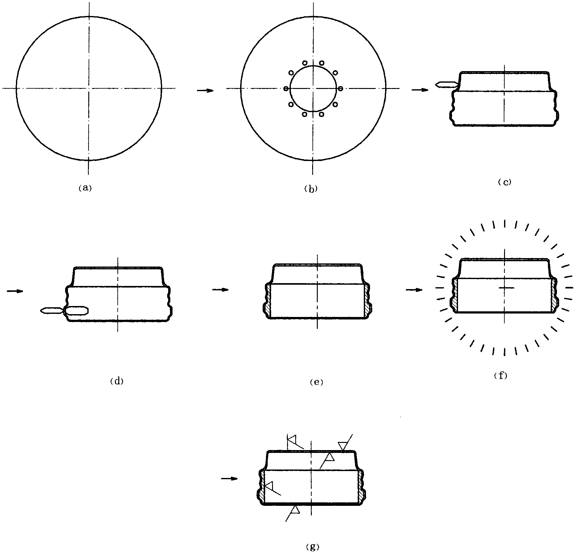 Manufacturing method of high-strength light bi-metal brake drum and high-strength light bi-metal brake drum thereof