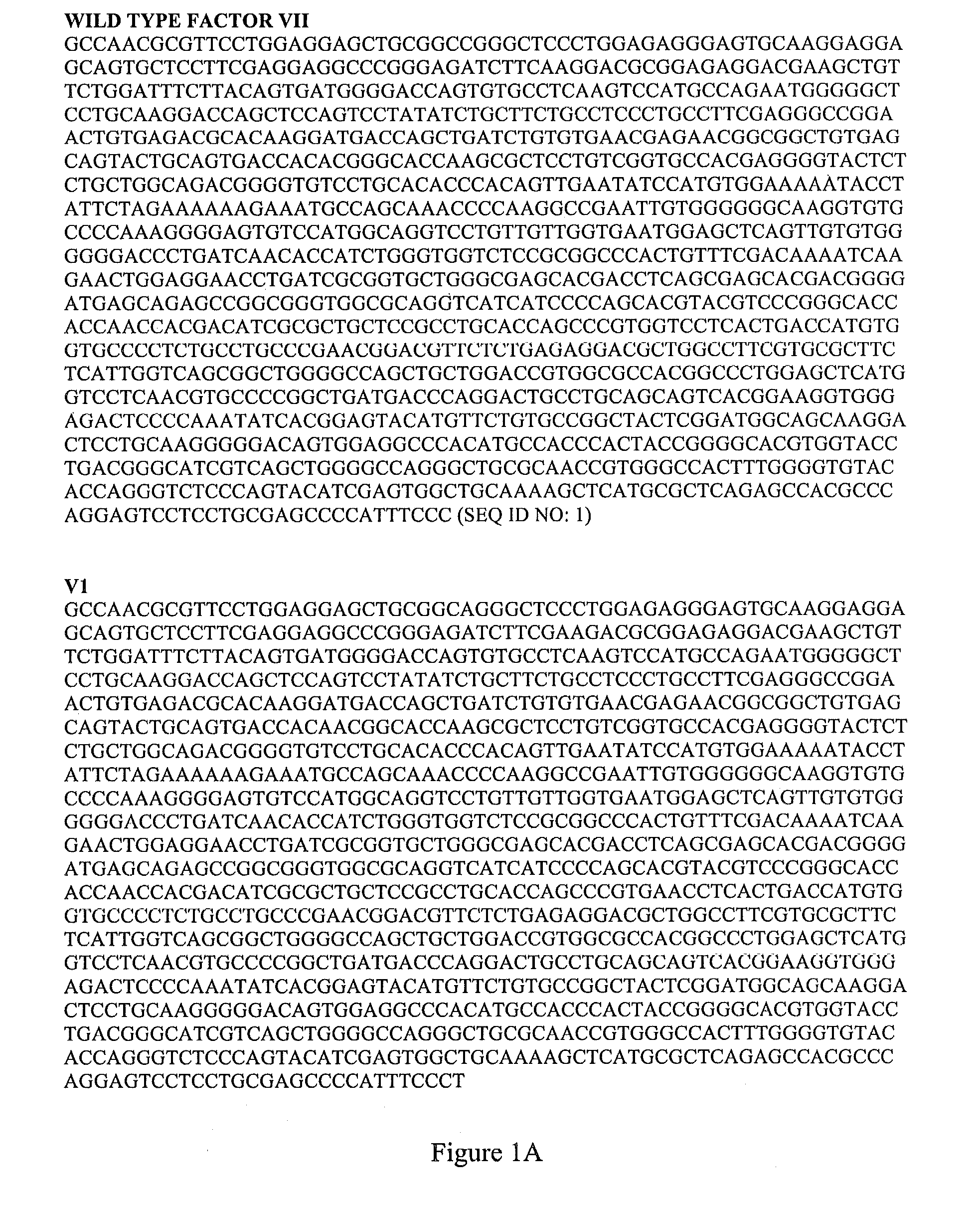 Short-acting factor vii polypeptides