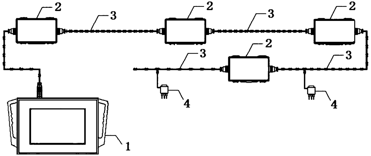 Multi-exploration geophysical field parallel acquisition system and method