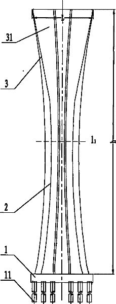 Hyperbolic bridge pier and tower