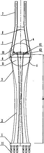 Hyperbolic bridge pier and tower