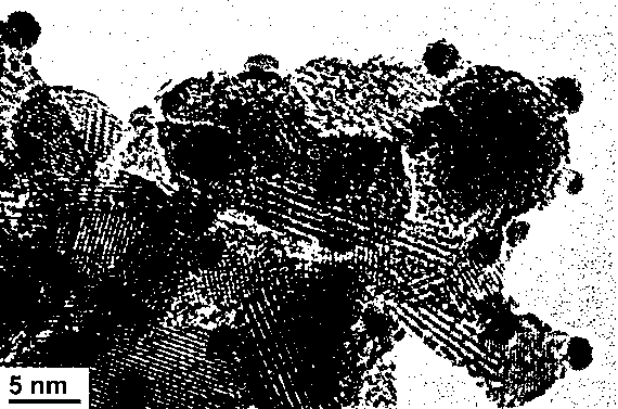 Method for preparing silver-loaded titanium oxide-zirconium phosphate composite nanometer material