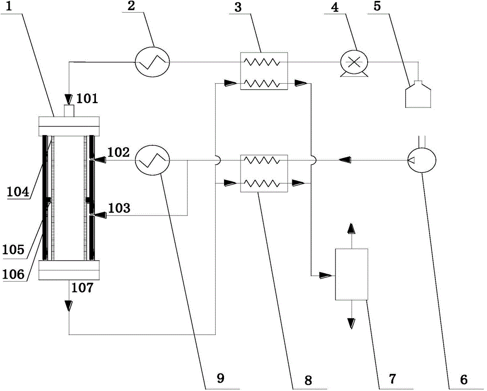 Supercritical water oxidation system using air as protecting film and reaction process