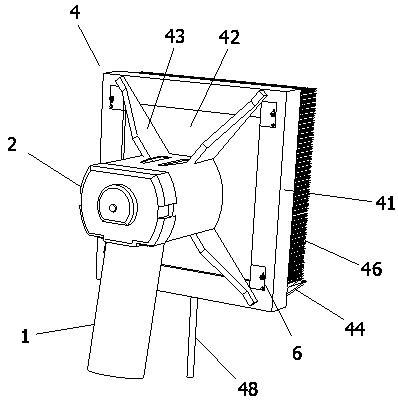 Portable wall grinder and method of use thereof