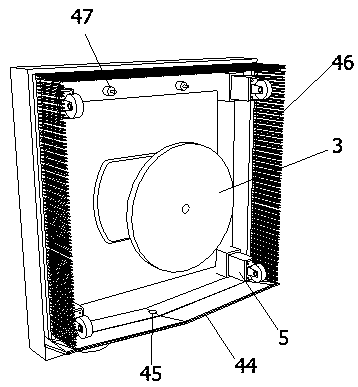 Portable wall grinder and method of use thereof