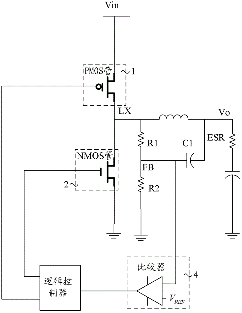 Delayed control transfer circuit and power supply system