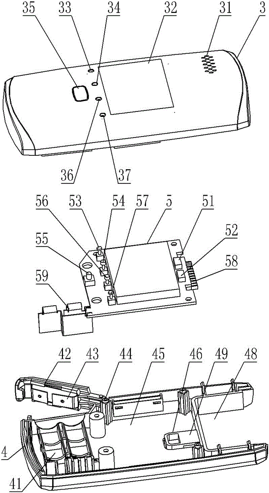 Structure of pure oxygen generation assembly and micro-oxygen therapeutic instrument comprising pure oxygen generation assembly