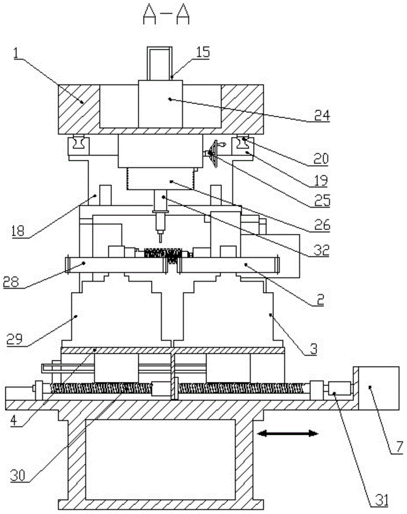 Double-workbench and milling gantry lathe bed gear hobbing machine driven by ultra-large oil motor