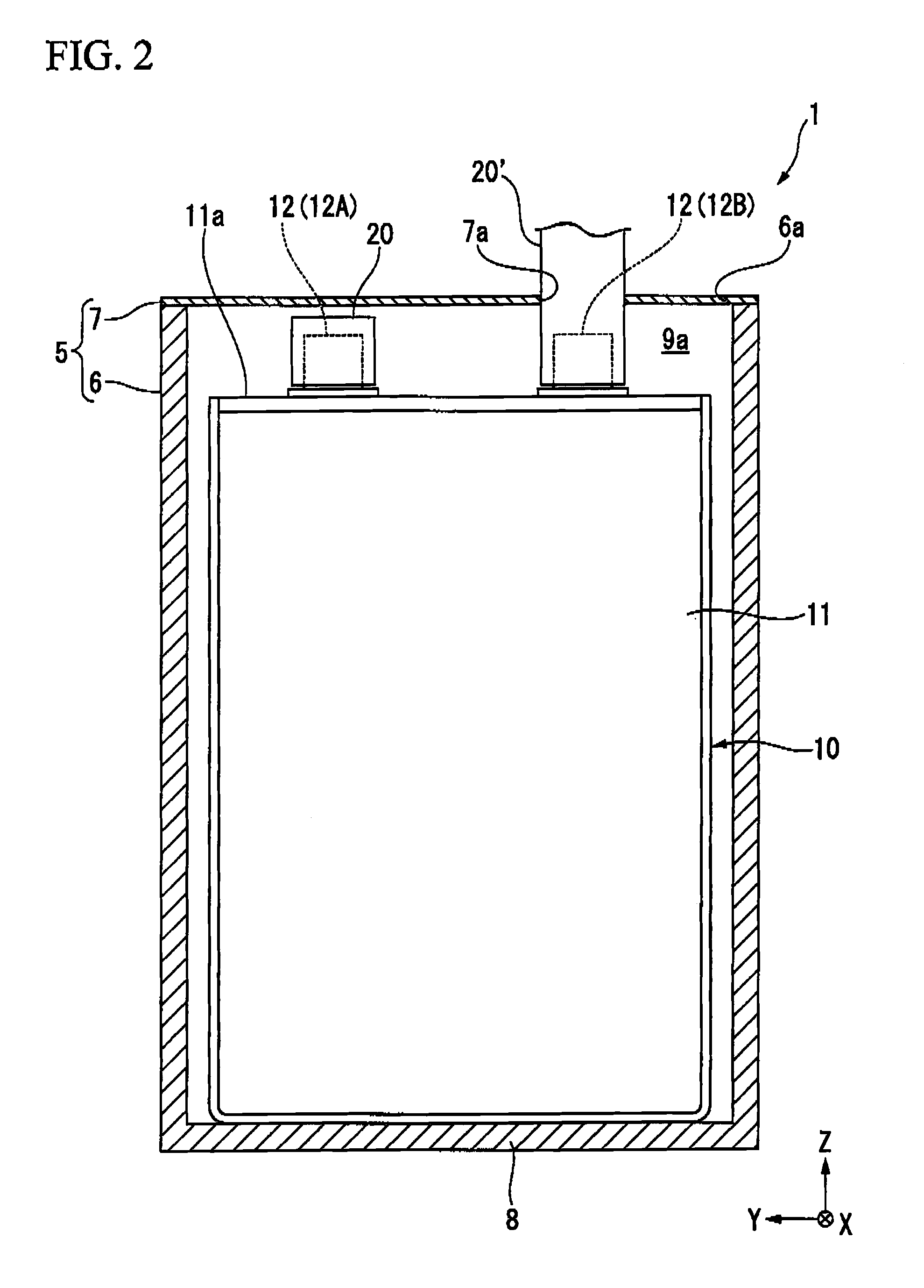 Assembled battery