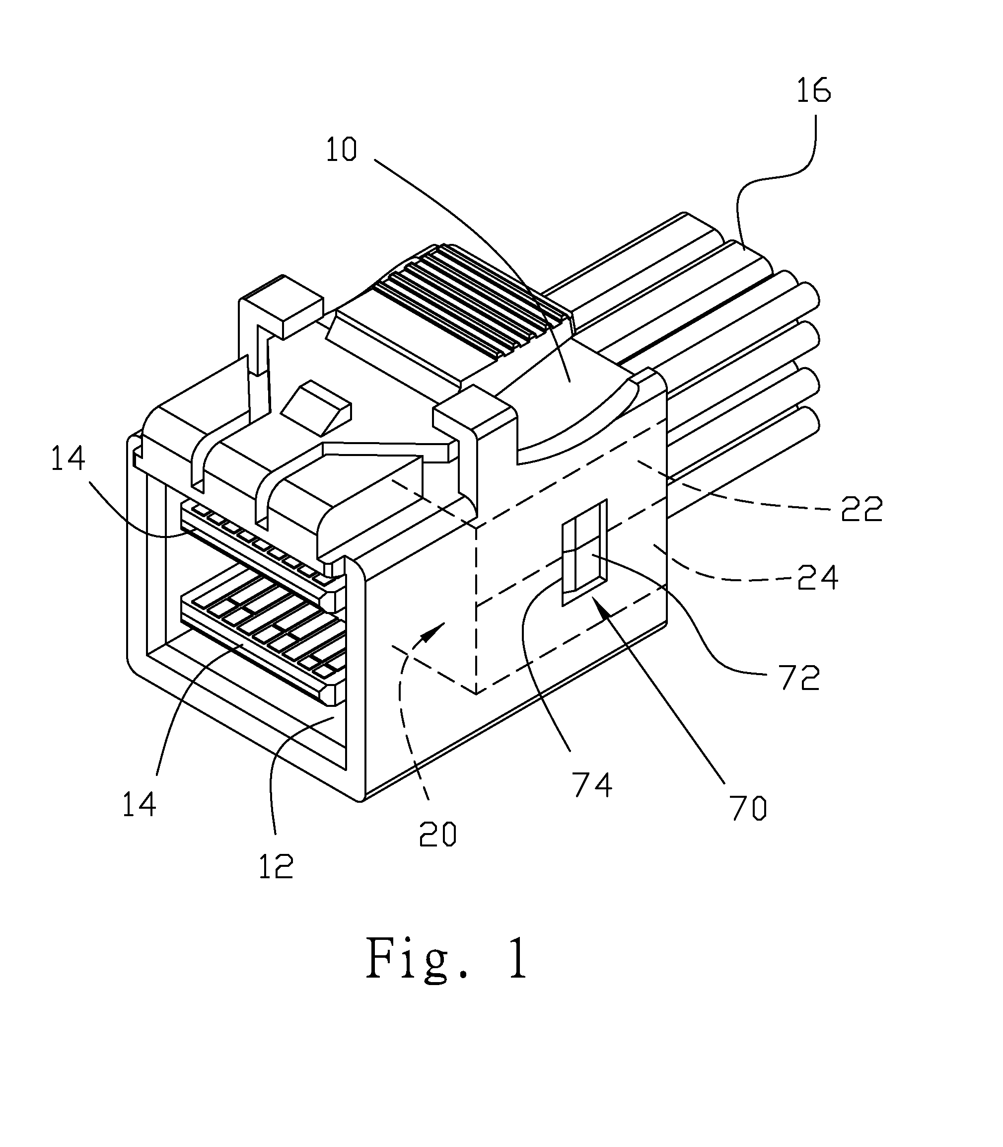 Mini serial attached SCSI high density connector