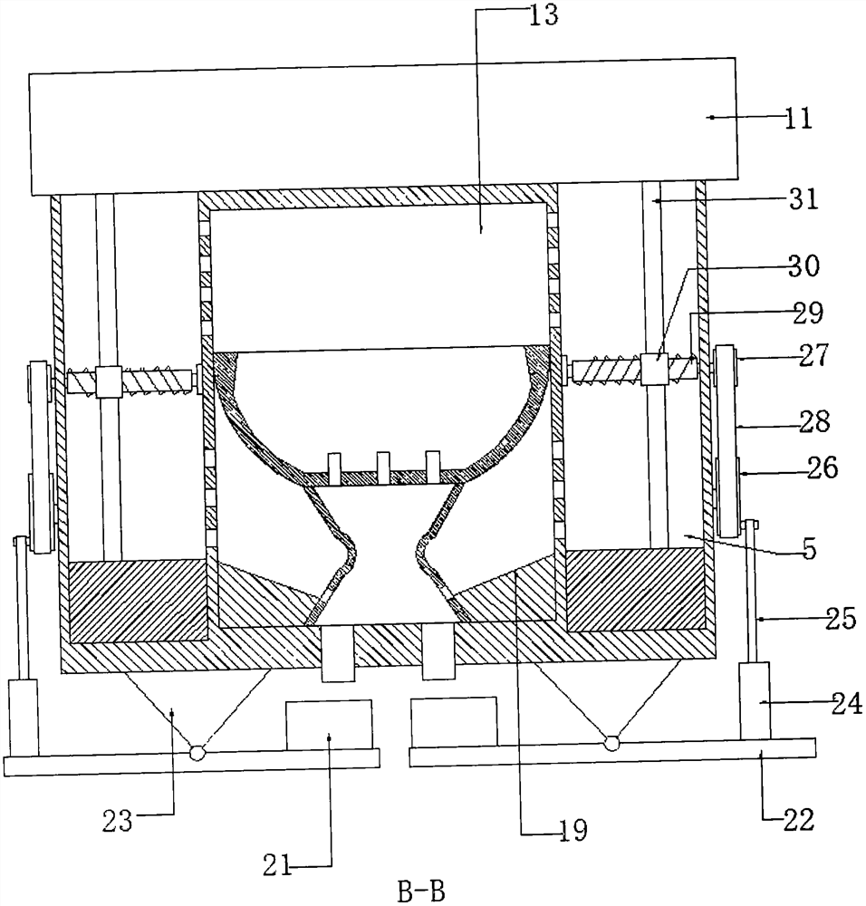 Ceramic processing equipment for sewage treatment in hour hand simulation waste residue collection