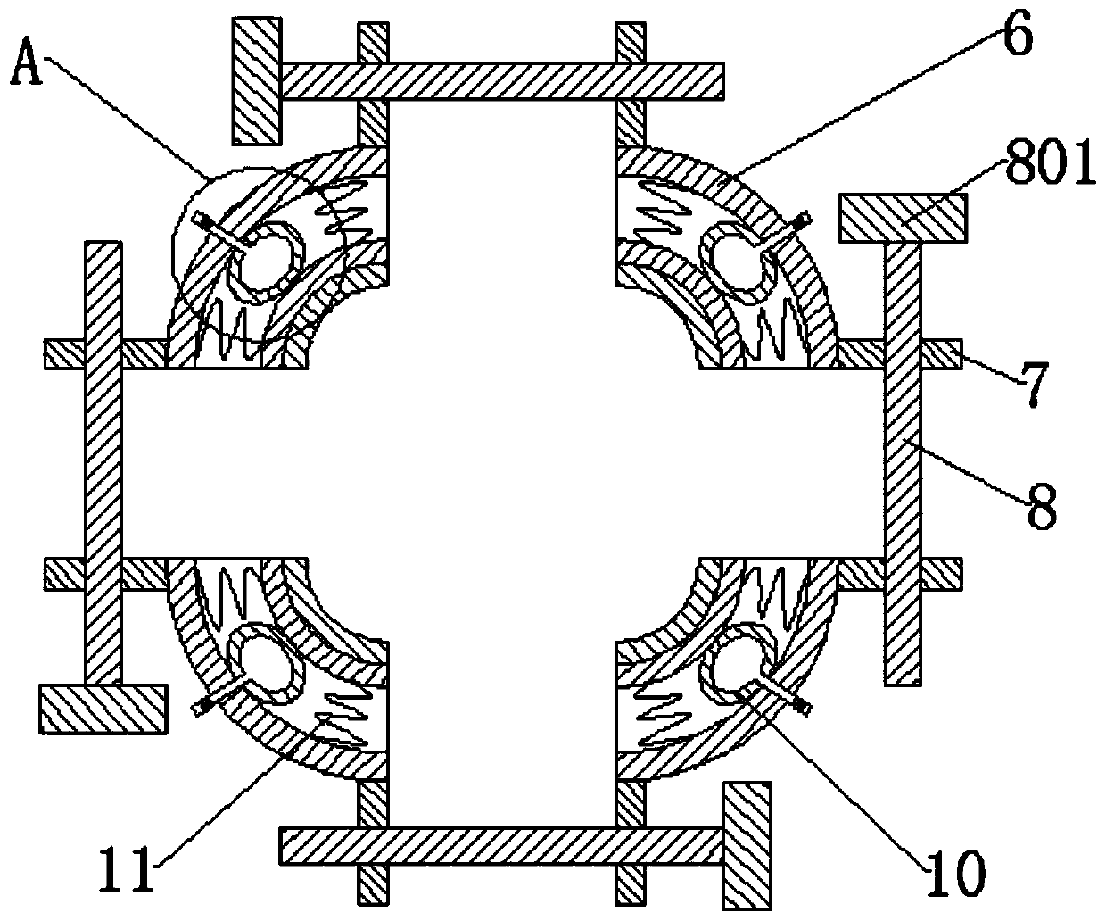 Tree stabilizing device for forestry planting