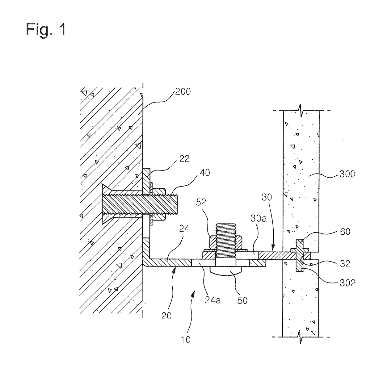 Panel fixing device