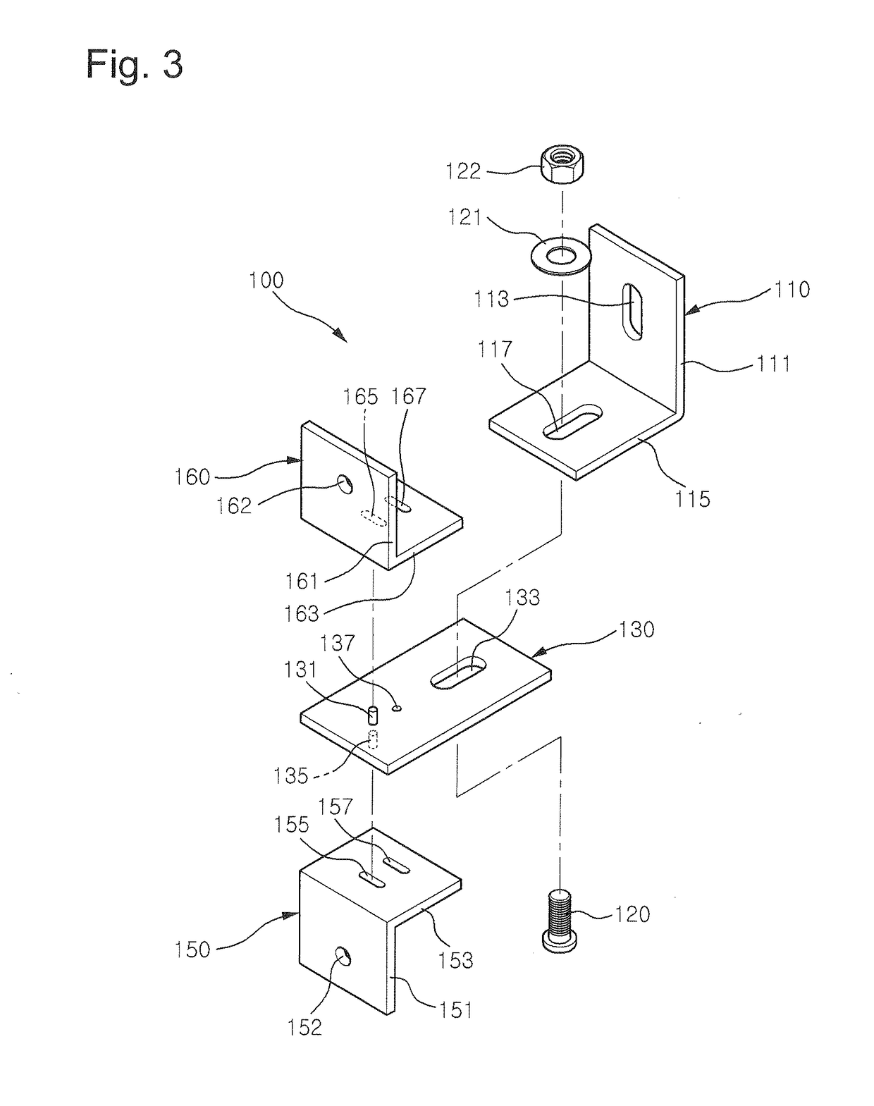 Panel fixing device