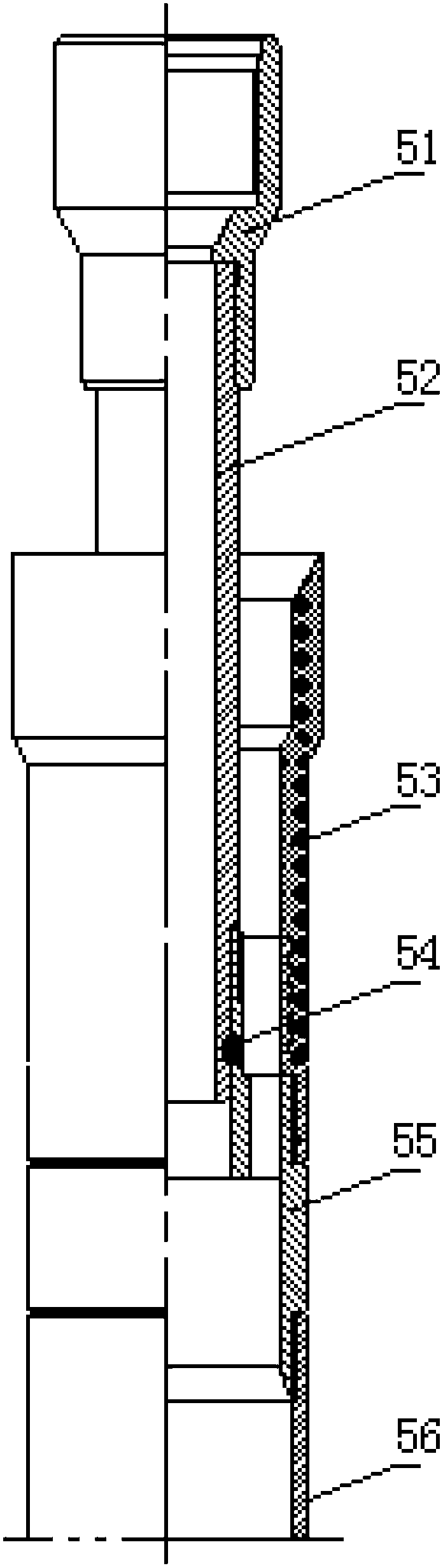 Coal bed gas well pulverized coal salvaging, water pumping gas production integrated tubular column