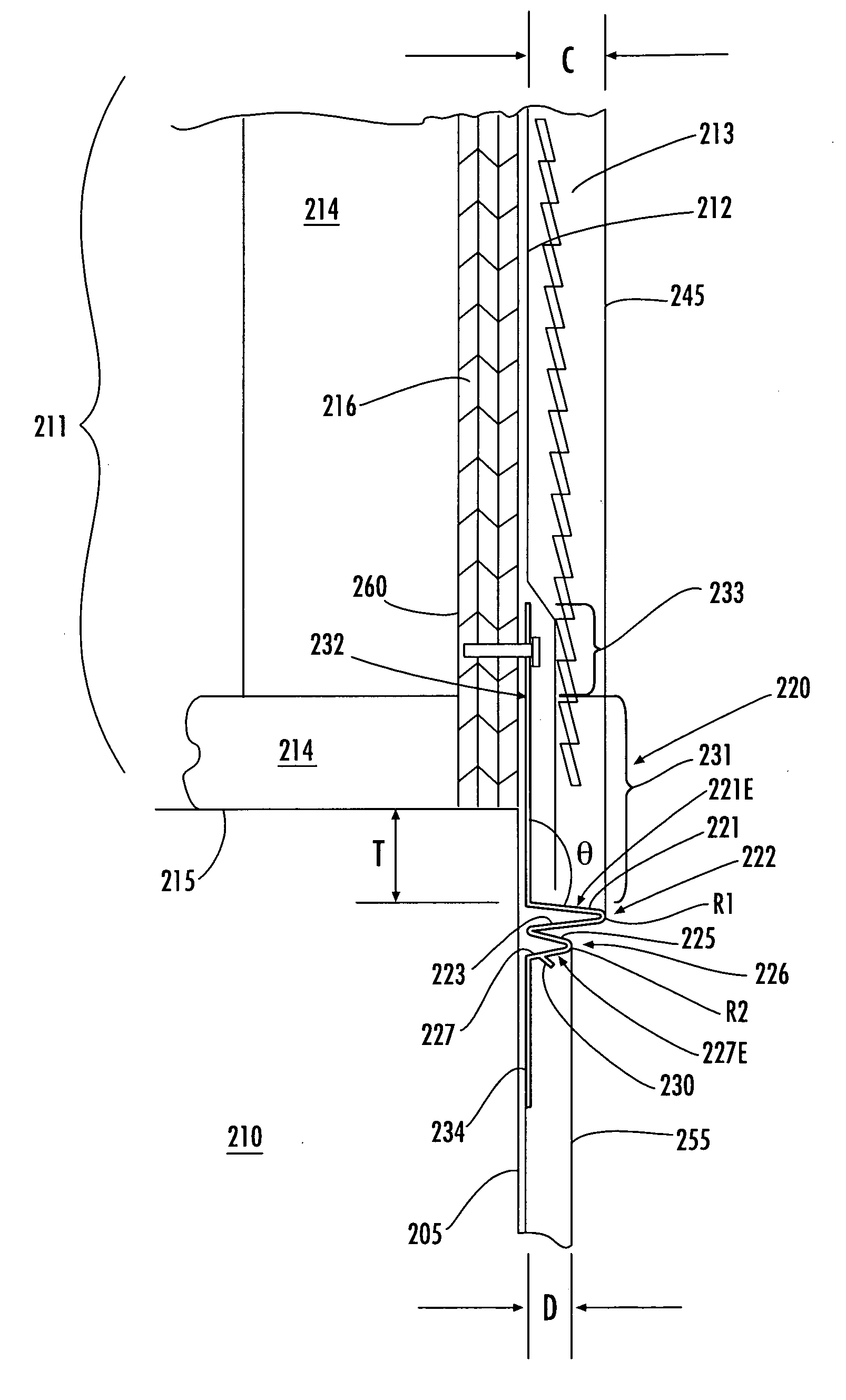 Movement control screed