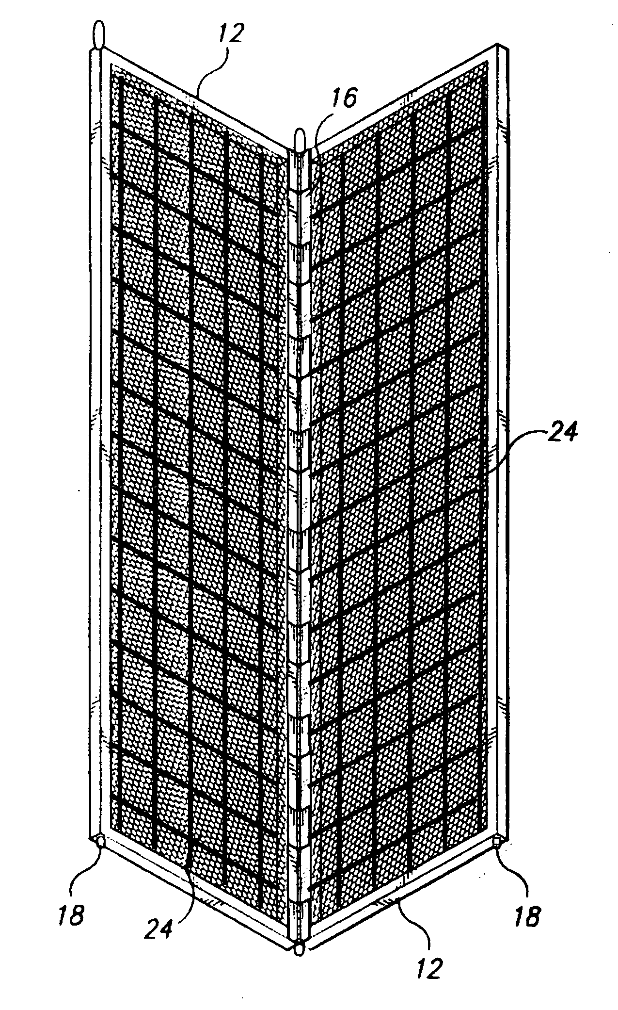 Perforated metal shutters