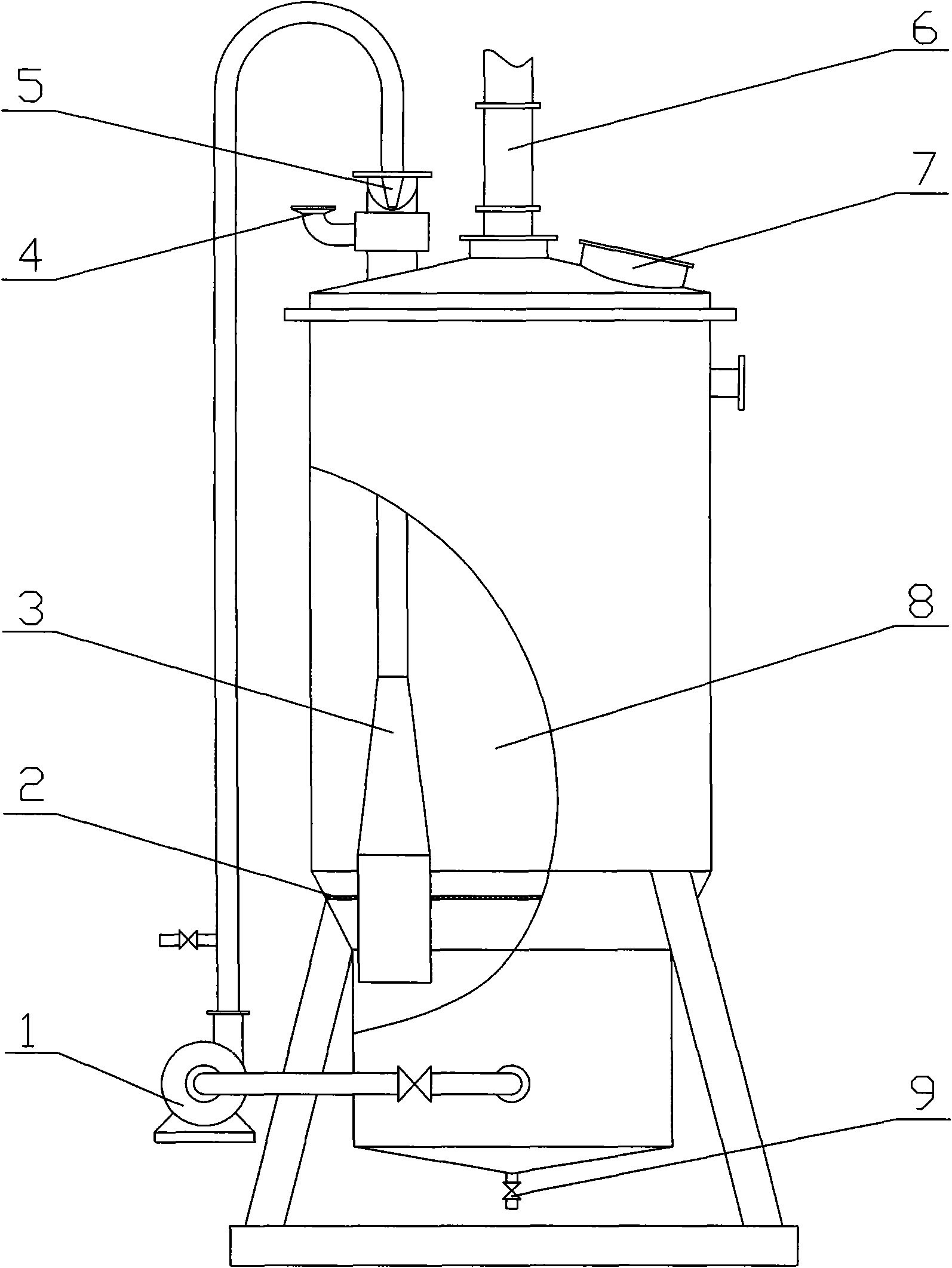 Microbubble oxidization and acid dissolution method for copper-cobalt alloy