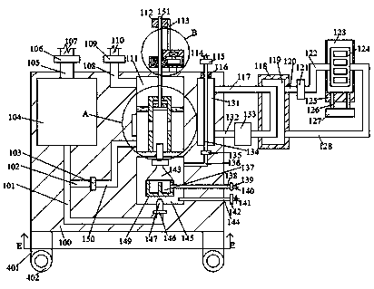 Metal manufacturing device for electronic components