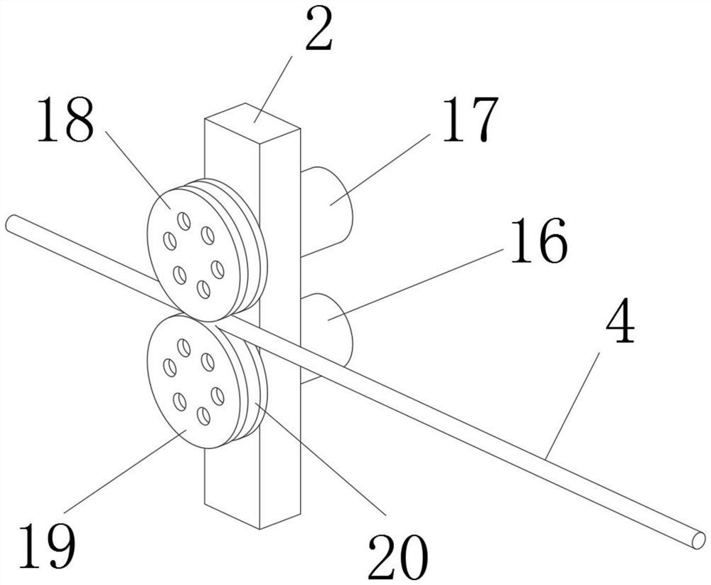 Steel bar cutting device for constructional engineering