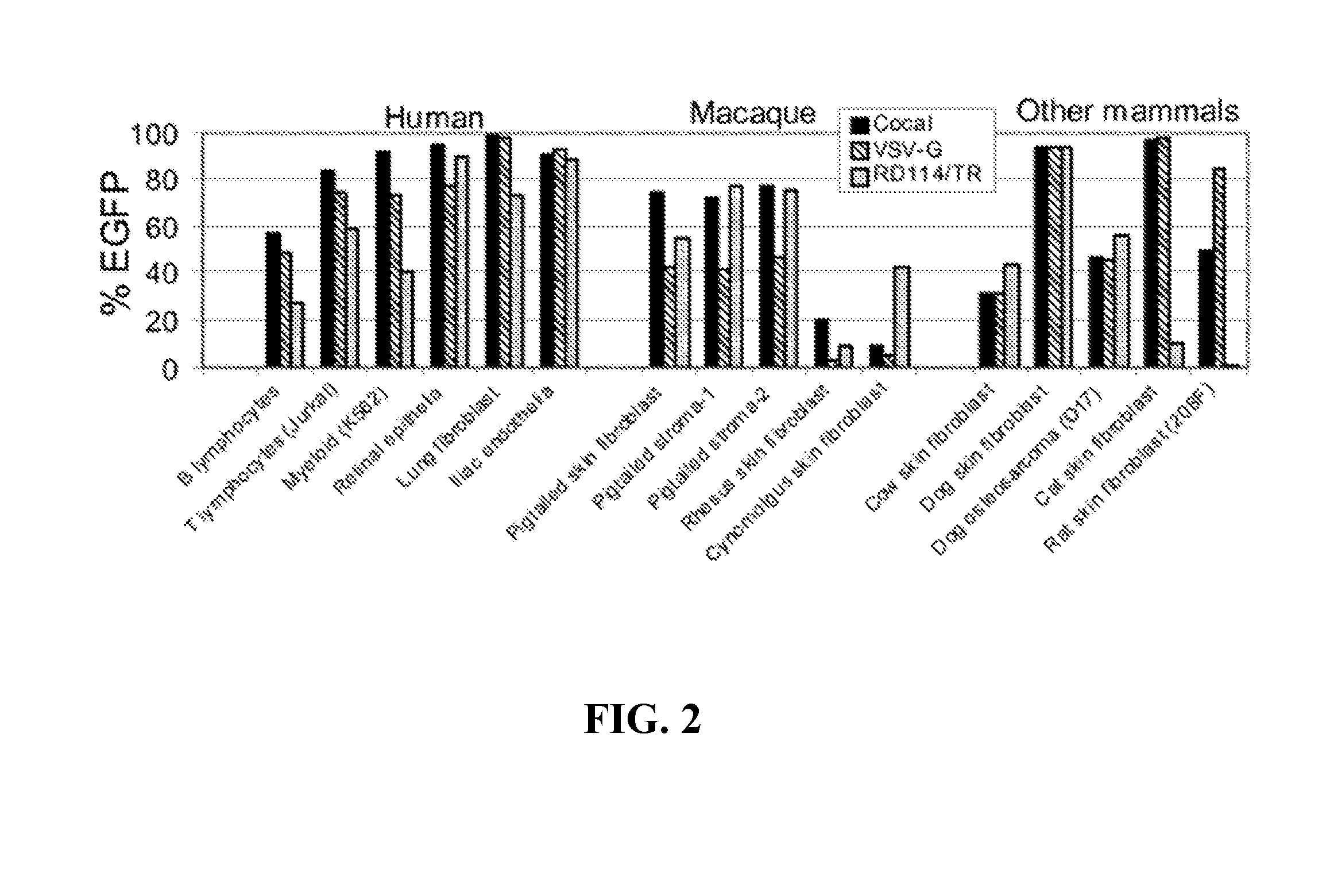 Cocal vesiculovirus envelope pseudotyped retroviral vectors