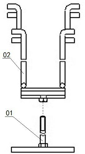 Electrophoretic painting device for car door