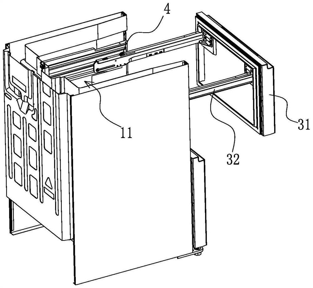 Refrigerator and roller component