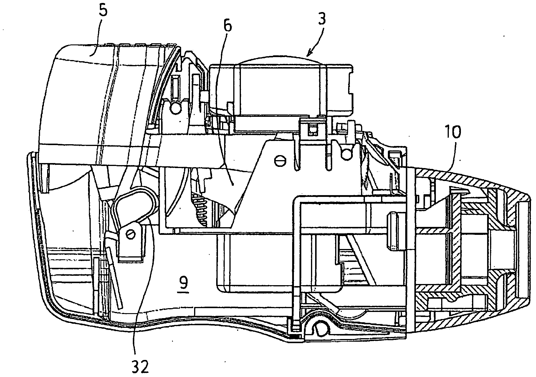 Inhalation device for powdered drugs