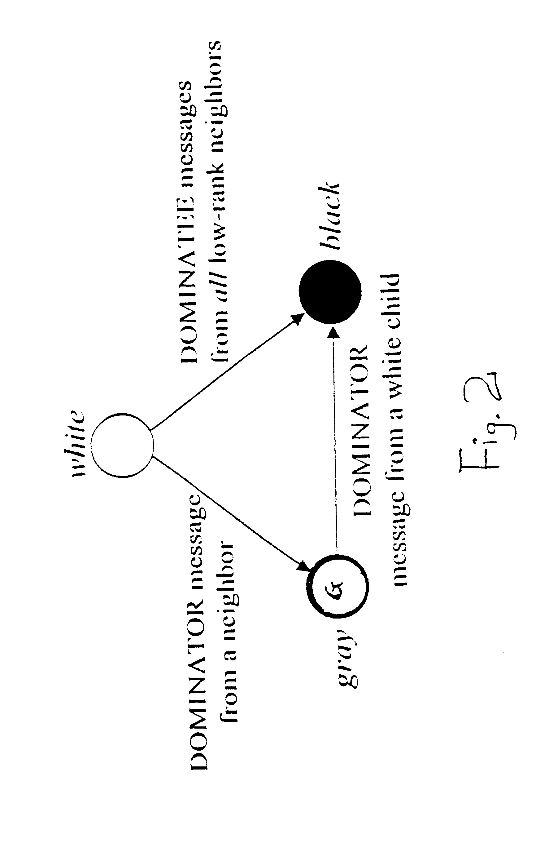 Technique for establishing a virtual backbone in an ad hoc wireless network