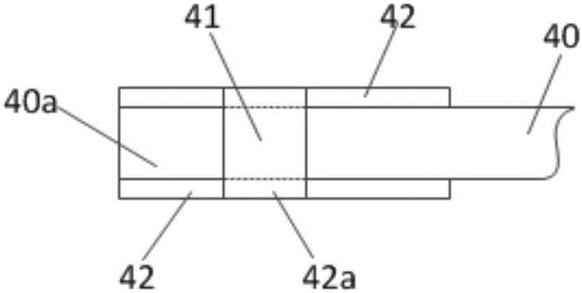 Half joint used for rush repair of PE water feed pipe