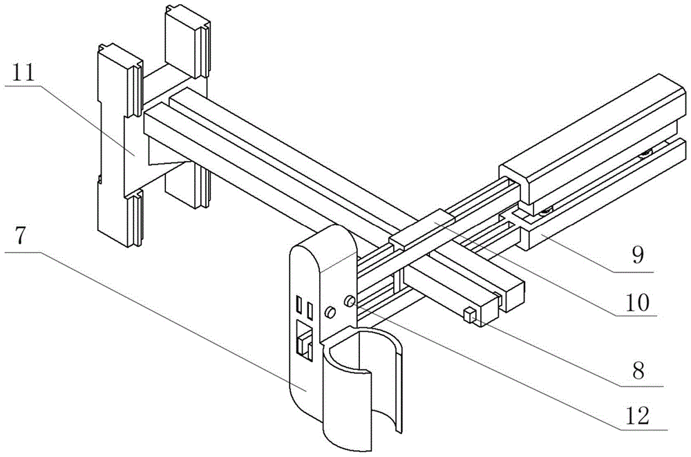 A three-degree-of-freedom manual stamping machine