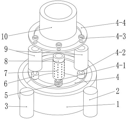 Electrolytic machining device for synchronously realizing microstructures on inner surface of barrel workpiece and outer surface of cylindrical workpiece