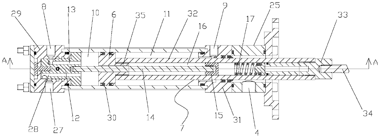 Reciprocating hydraulic drive