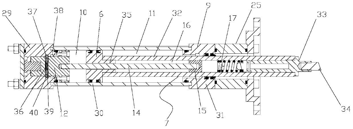 Reciprocating hydraulic drive