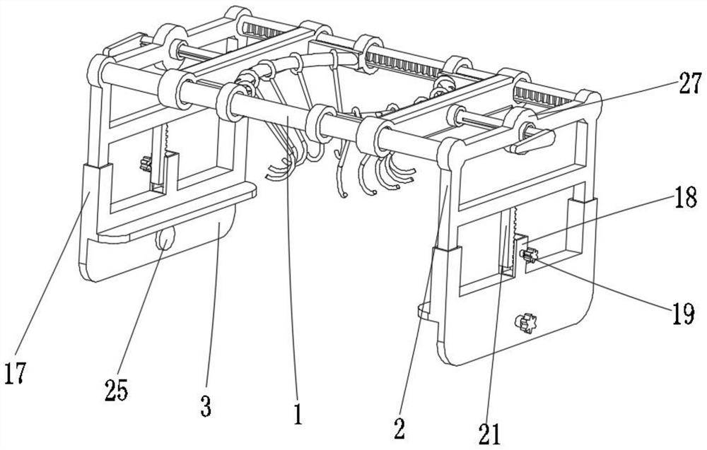 Thoracic surgery draw hook device convenient to use