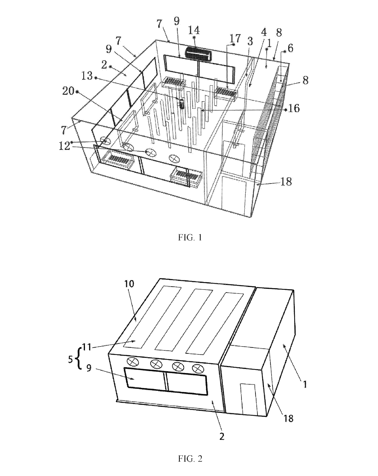 Large-scale and multi-span breeding greenhouse for adult black soldier flies