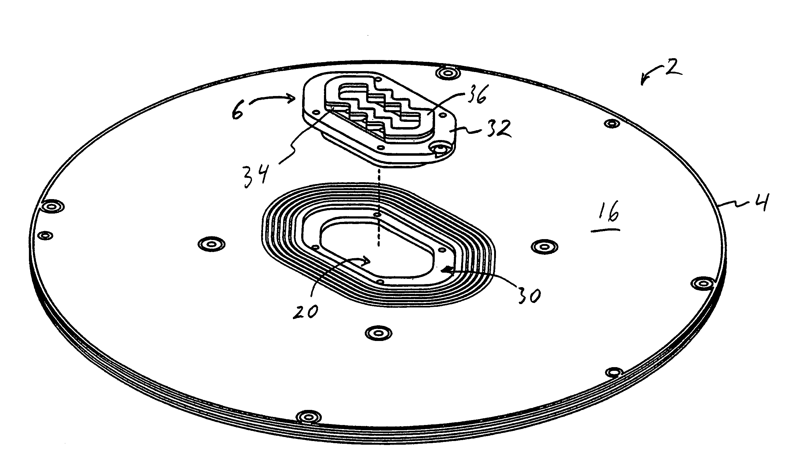 Bottom side stiffener probe card