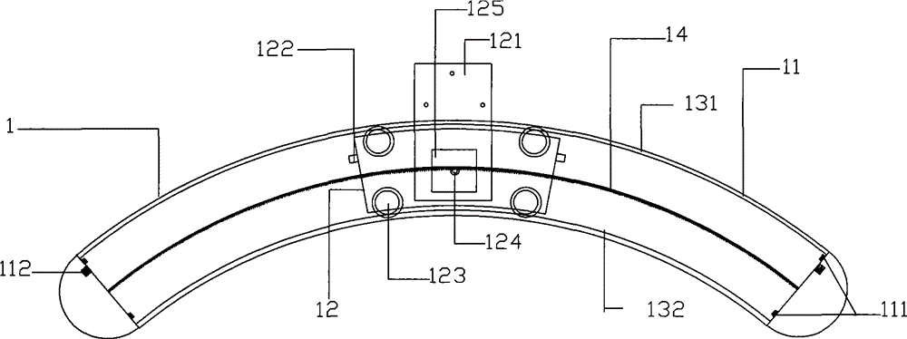 Display movement bracket with effect of protecting cervical vertebra